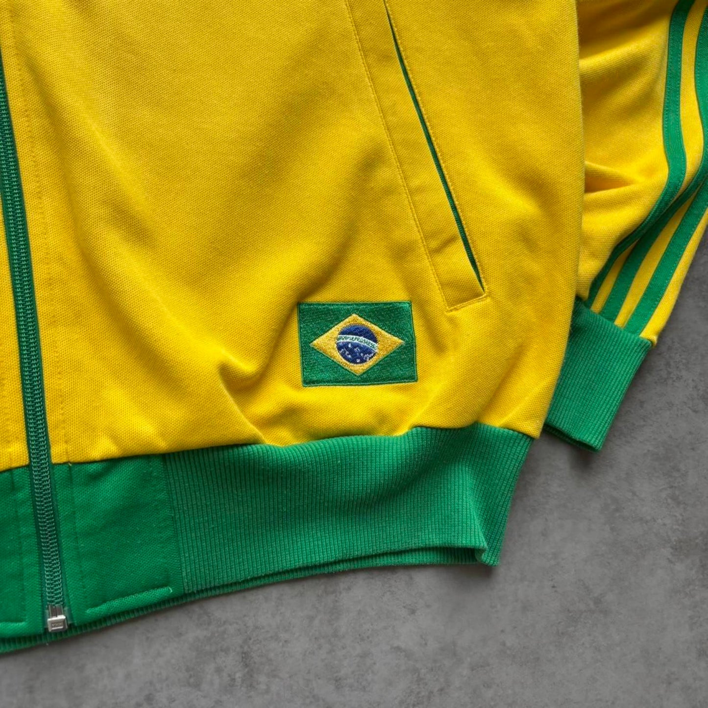 Adidas Brazil Jacket Yellow (XL)