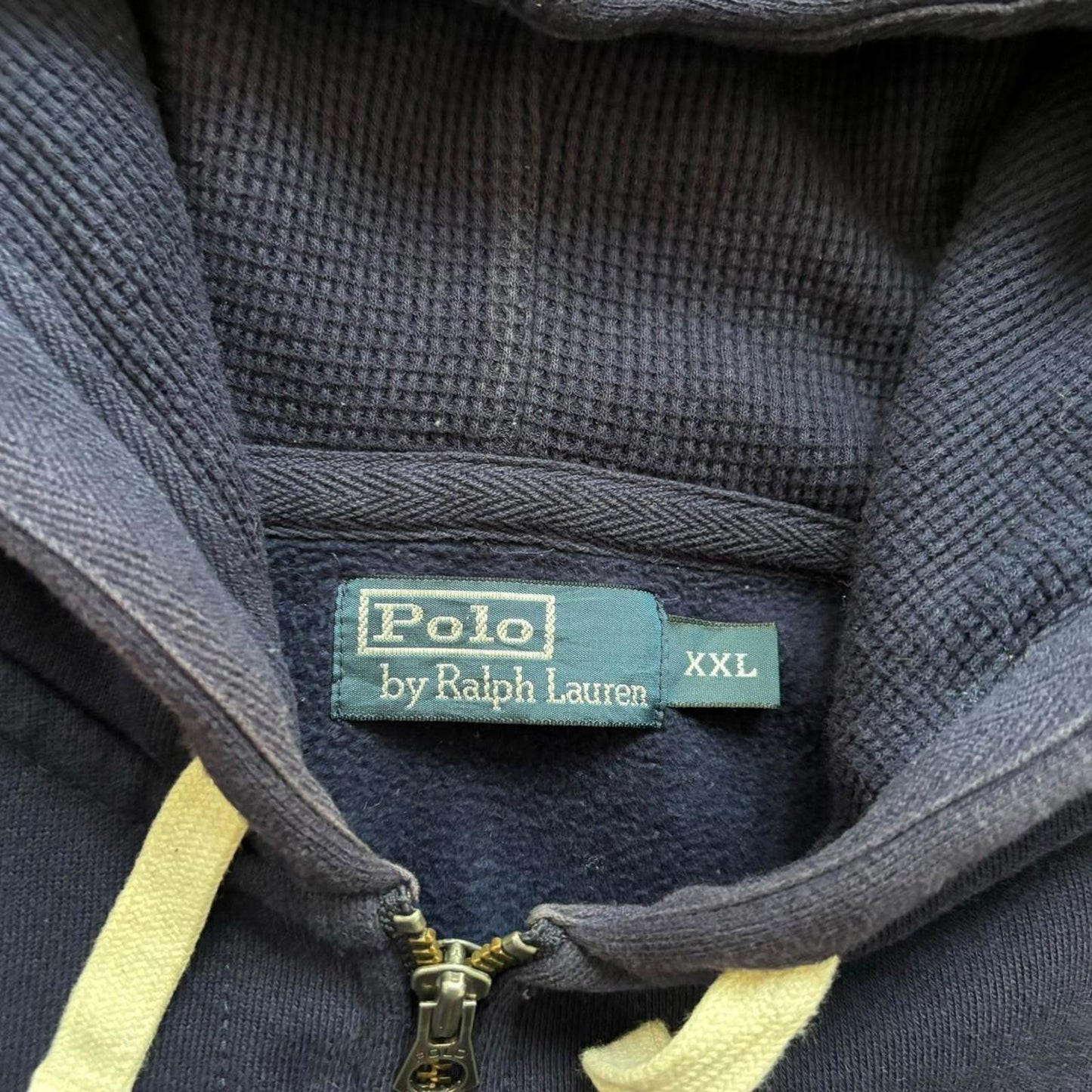 Ralph Lauren Zip Up Hoodie Blue (XXL)