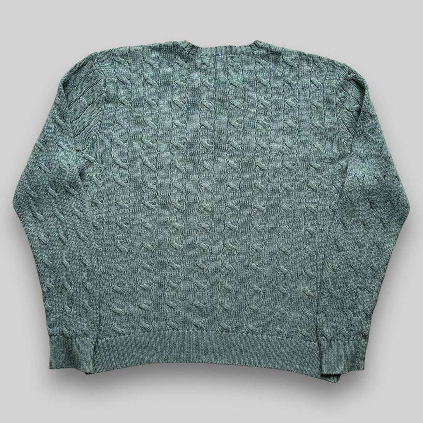 Ralph Lauren Cable Jumper Green (Large)