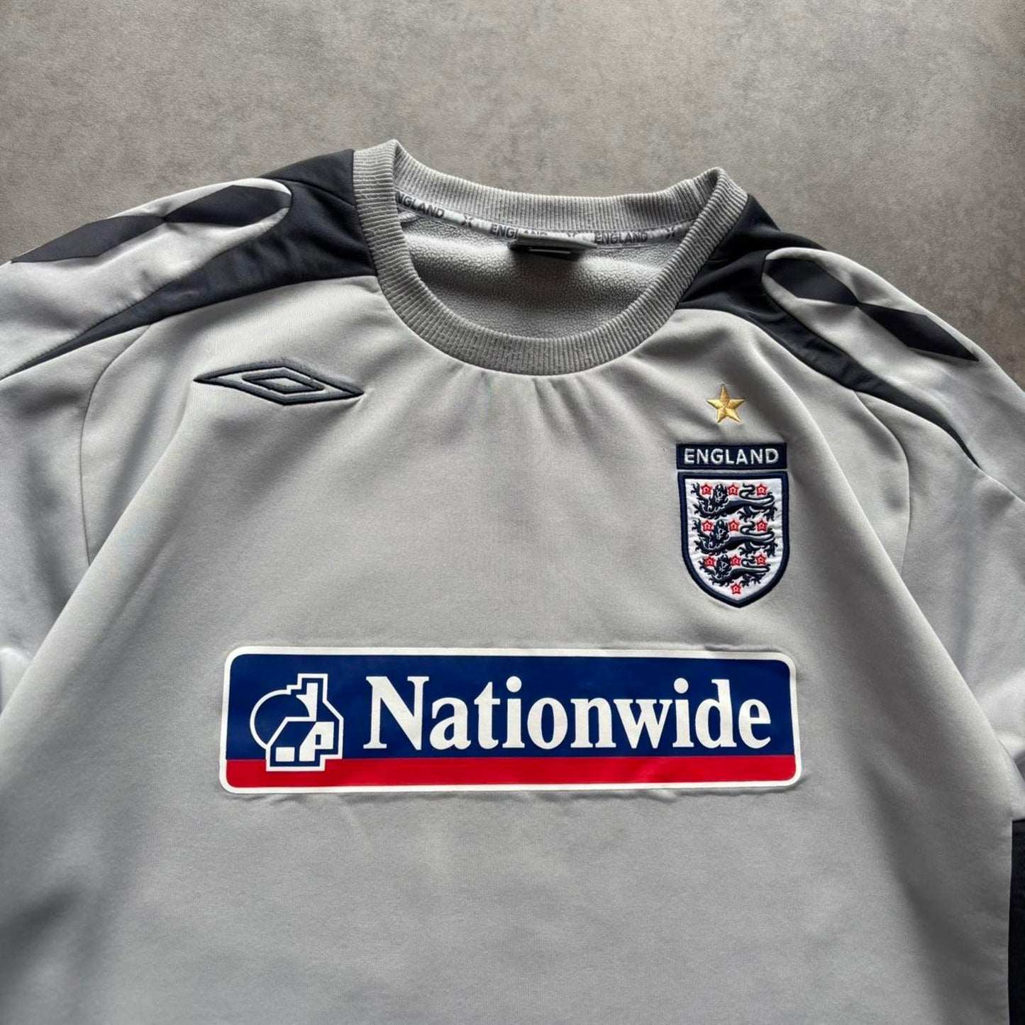 England Sweatshirt 2007-09 Training Grey (XL)
