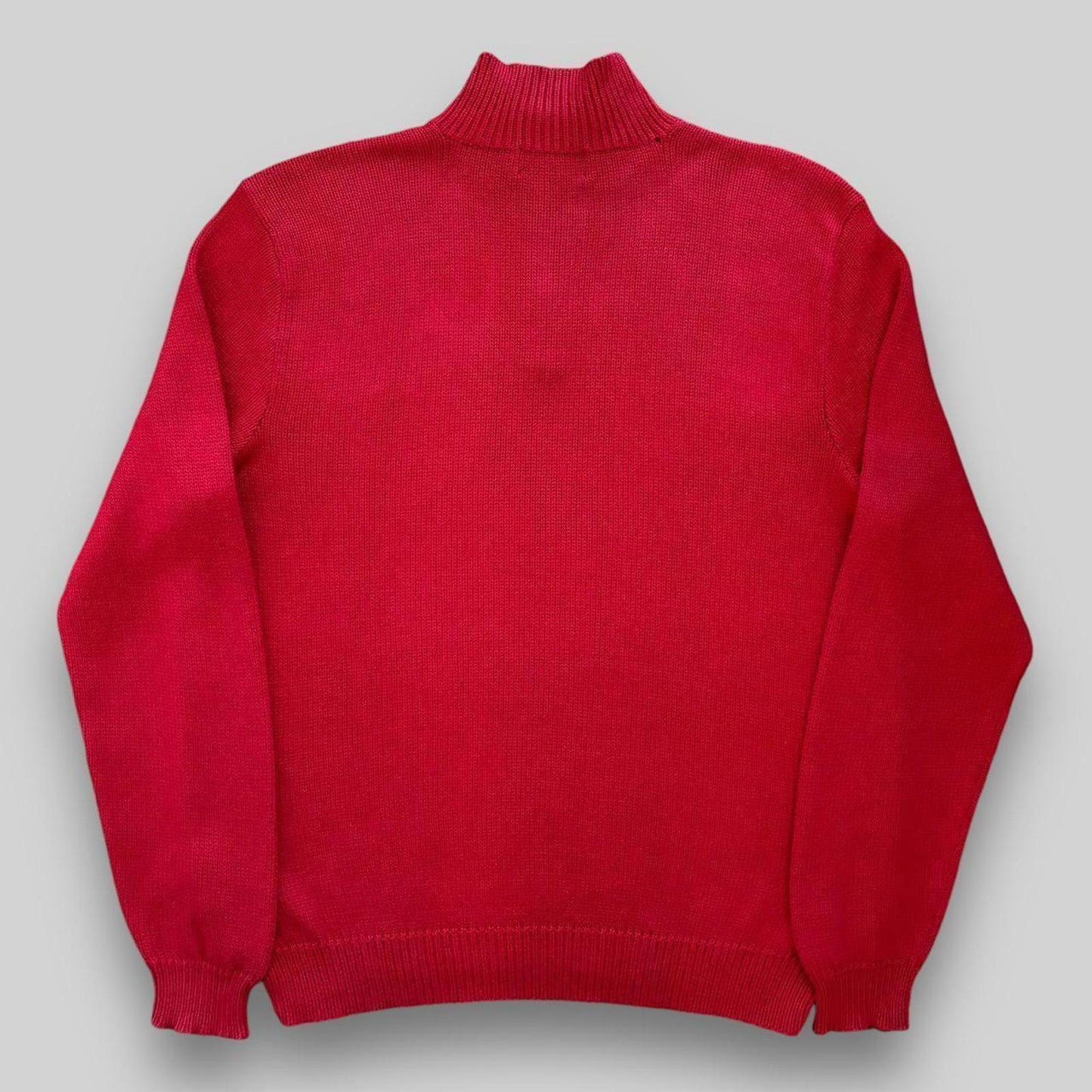 Ralph Lauren Quarter Zip Jumper Red (XL)