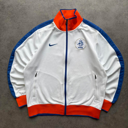 Netherlands 2010-11 Training Jacket White (Large)