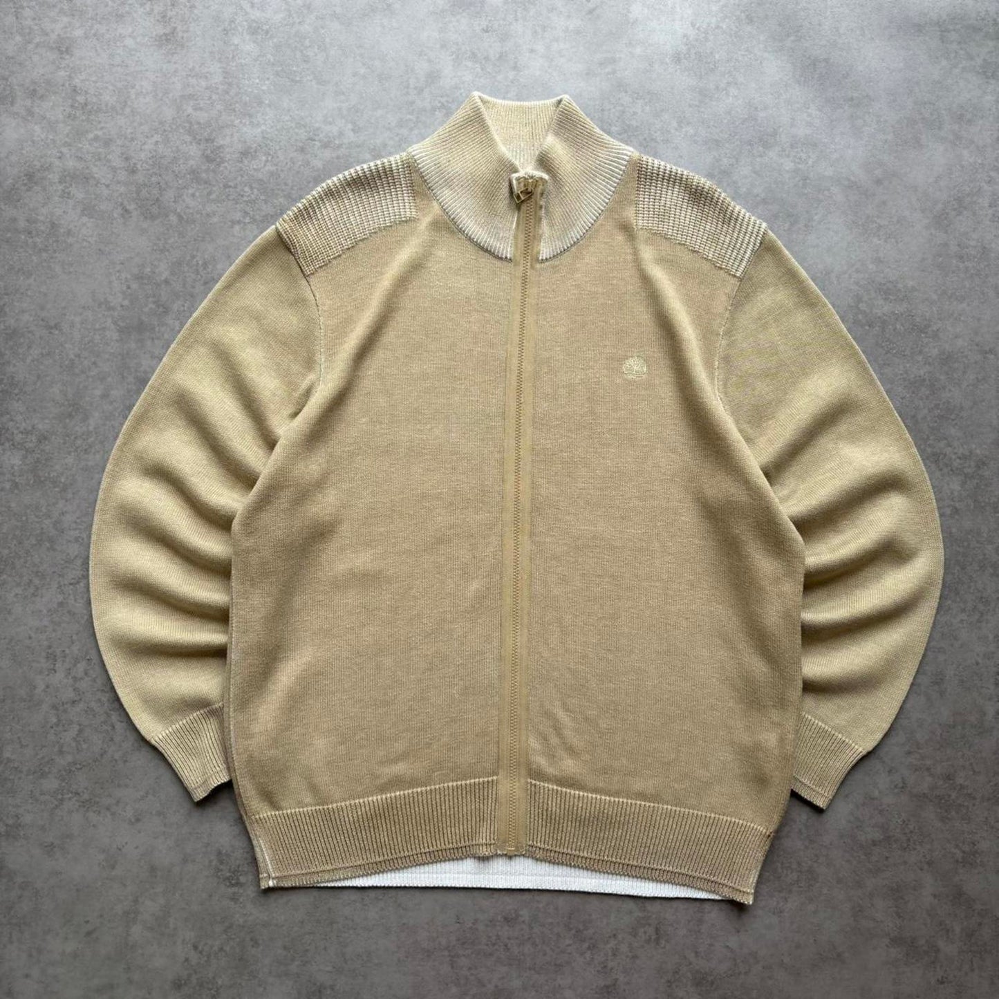 Timberland Zip Up Knit Beige (Large)