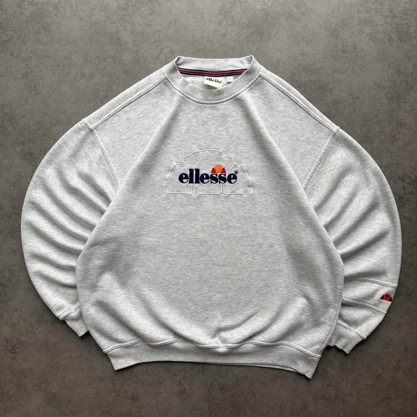 Ellesse Spellout Sweatshirt Grey (Large)