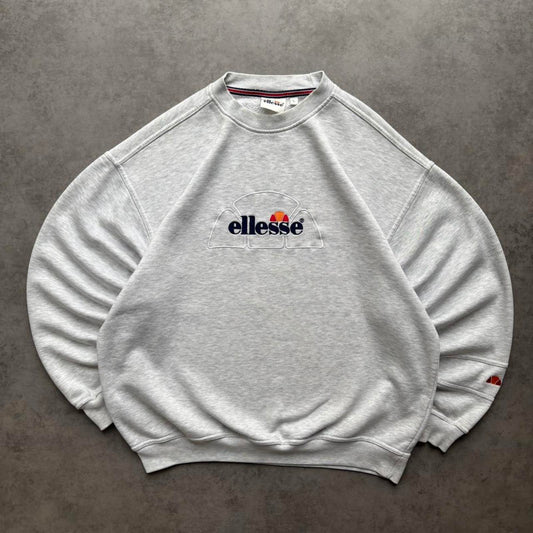 Ellesse Spellout Sweatshirt Grey (Large)